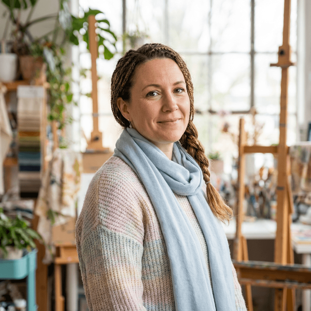 Professional headshot of a woman in her 50s